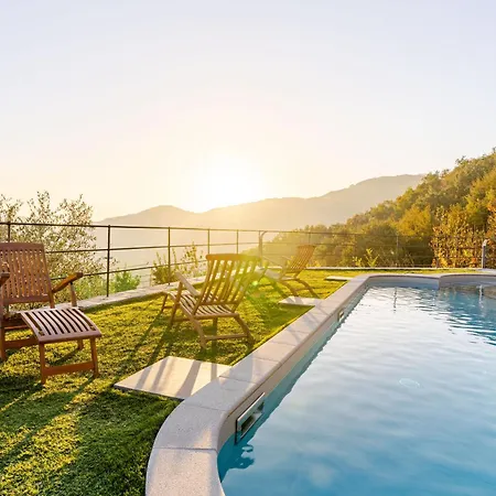 Hillside Haven - Sea View Retreat With Pool Access Rapallo