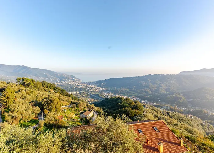 Hillside Haven - Sea View Retreat With Pool Access Feriehus Rapallo